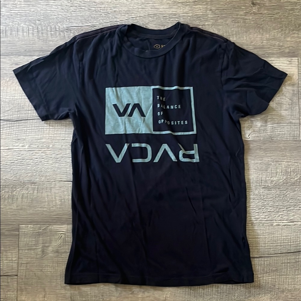RVCA Navy Graphic Tee for Men